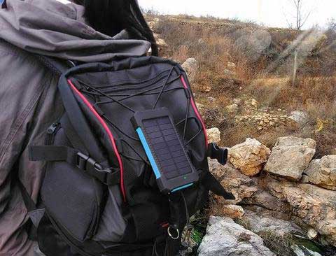 best tactical backpack solar power charger