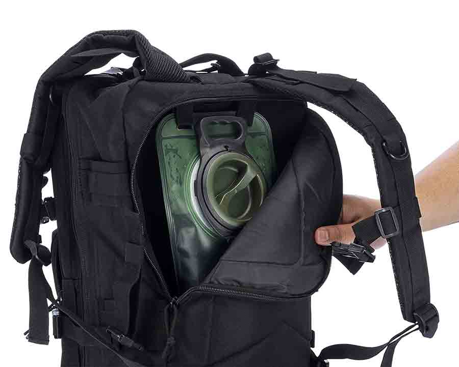 best tactical backpack hydration pouch