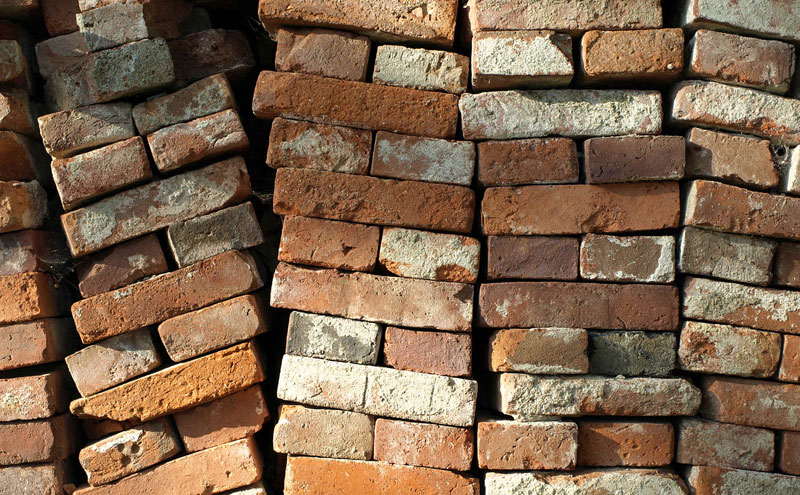 Pile of bricks