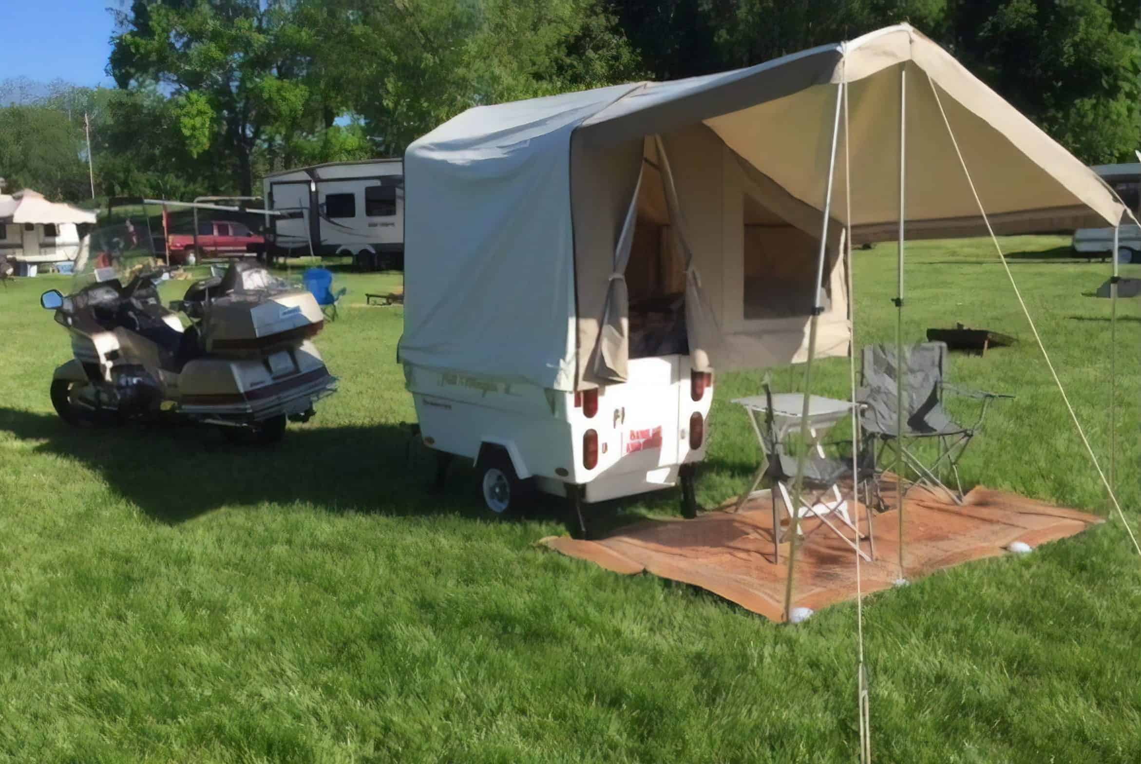 travel trailer motorcycle hauler