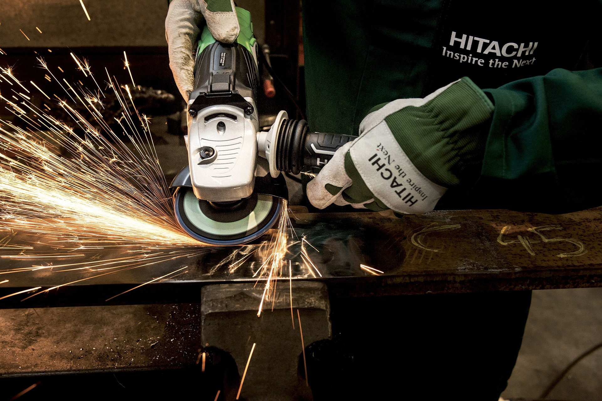 Hitachi power tool grinder.