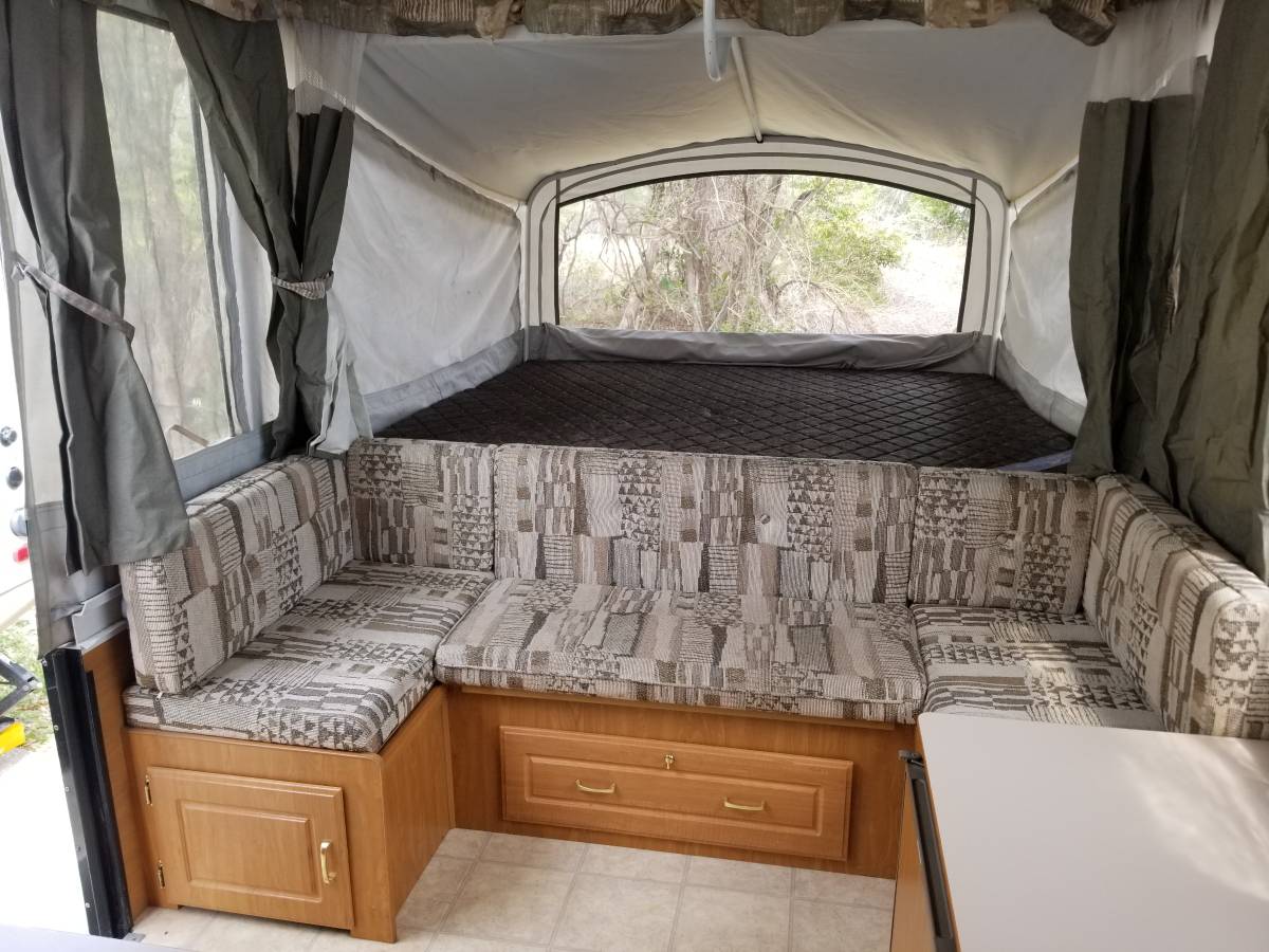 camper trailer king mattress